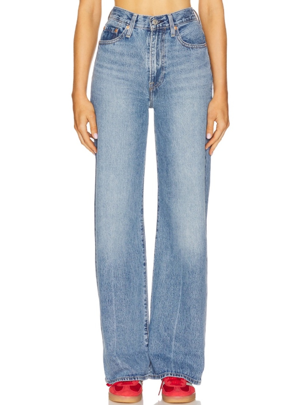 Levi's Ribcage Wide Leg Blue Jeans Size 32 x 32